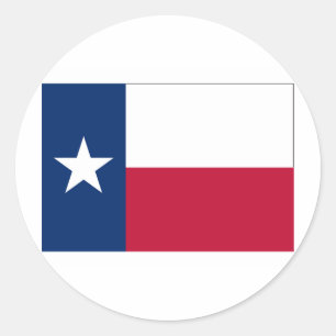 Texas FLAG International Ronde Sticker