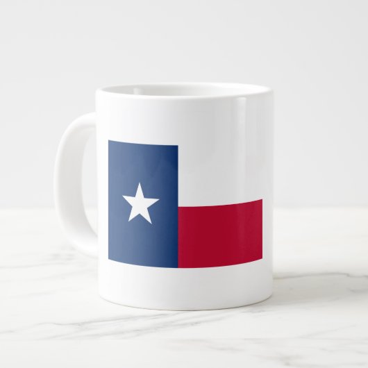 Texas Flag Jumbo Mok (Voorkant links)