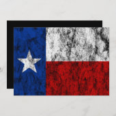 texas flag kaart (Voorkant / Achterkant)