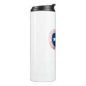 Texas Flag Klim Carabiner Thermosbeker (Gedraaid links)