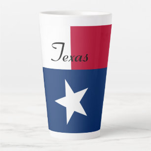 Texas flag Latte Mok
