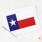 Texas Flag Lone Star State Luggage autocollant voy (Enveloppe)