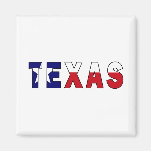 Texas Flag Magneet (Voorkant)