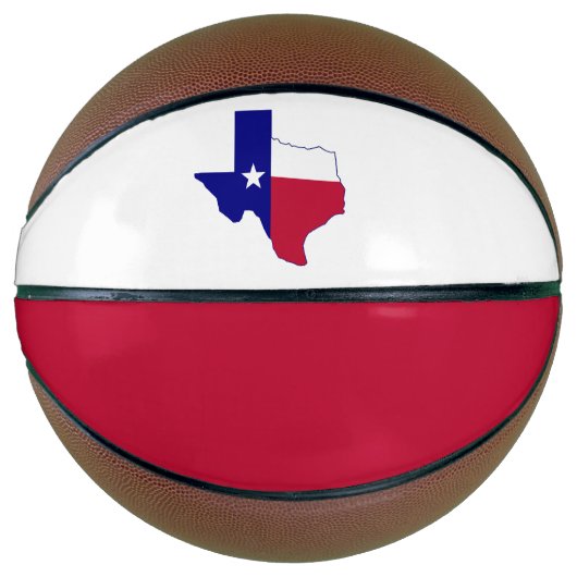 Texas Flag Map Basketbal (Voorkant)