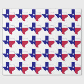 Texas Flag Map Cadeaupapier (Vlak)