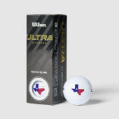 Texas Flag Map Golfballen (Verpakking)