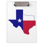 Texas Flag Map Klembord (Voorkant)