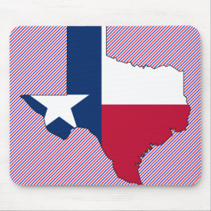 Texas Flag Map Muismat