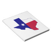Texas Flag Map Notitieblok (Schuin)