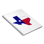 Texas Flag Map Notitieboek (Rechterzijde)