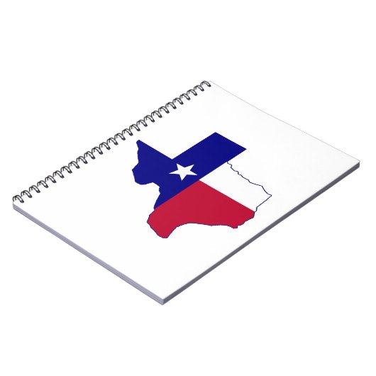 Texas Flag Map Notitieboek (Linkerzijde)