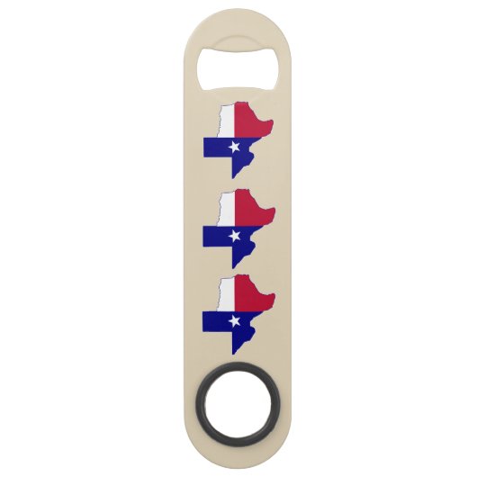 Texas Flag Map Speed Flessenopener (Voorkant)