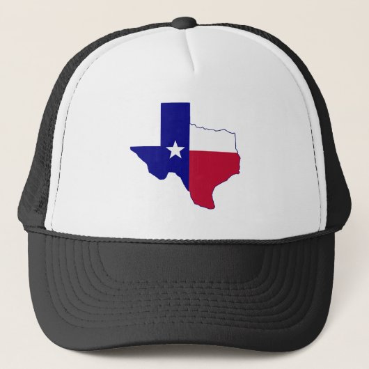 Texas Flag Map Trucker Pet (Voorkant)