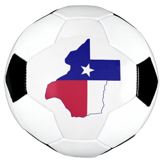 Texas Flag Map Voetbal (Gedraaid)