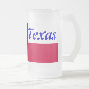 Texas Flag Matglas Bierpul