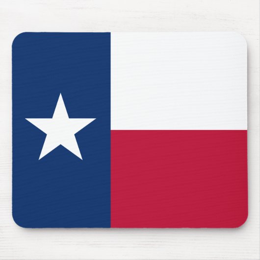 Texas Flag Mousepad Muismat (Voorkant)