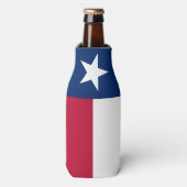 Texas Flag Name Glacière de bouteille (Bottle Devant)