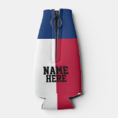 Texas Flag Name Glacière de bouteille (Dos)