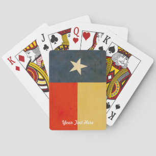 Texas Flag op maat Pokerkaarten