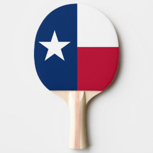 Texas flag ping pong paddle for table tennis tafeltennisbatje