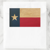 Texas Flag Rechthoekige Sticker (Tas)