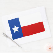texas flag rechthoekige sticker (Envelop)