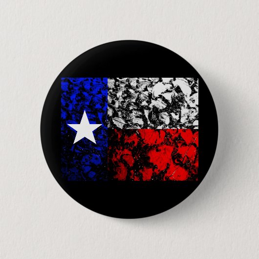 Texas Flag Ronde Button 5,7 Cm (Voorkant)