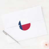 Texas Flag Ronde Sticker (Envelop)