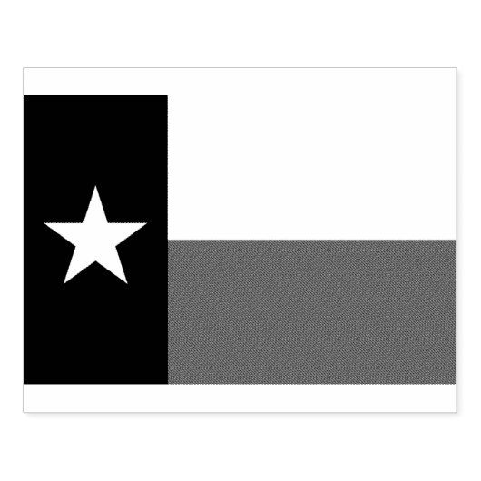 Texas Flag Rubberstempel (Afrduk)