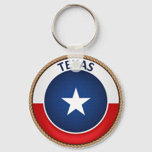 Texas Flag Seal Sleutelhanger