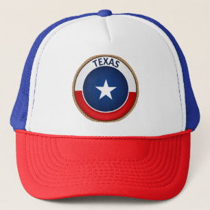 Texas Flag Seal Trucker Hat Pet