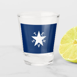 Texas Flag Shot Glass Glas