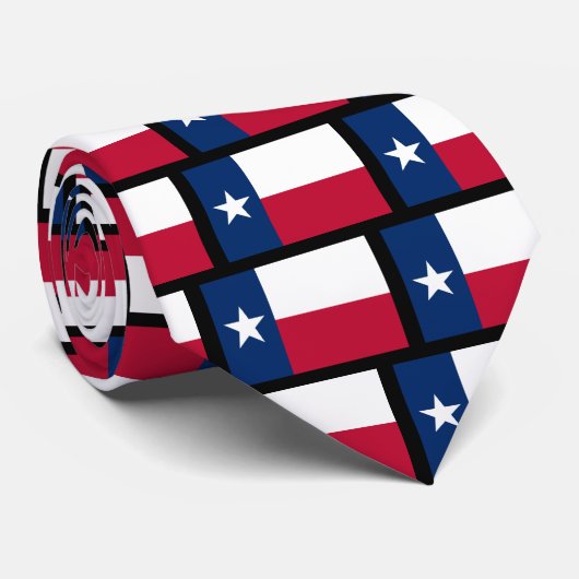 Texas Flag Stropdas (Opgerold)