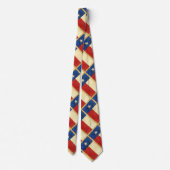 Texas Flag Stropdas - Charles B. Stewart Drawing 1 (Achterkant)