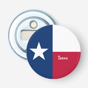 Texas Flag & Texas party /sport USA drink Button Flesopener