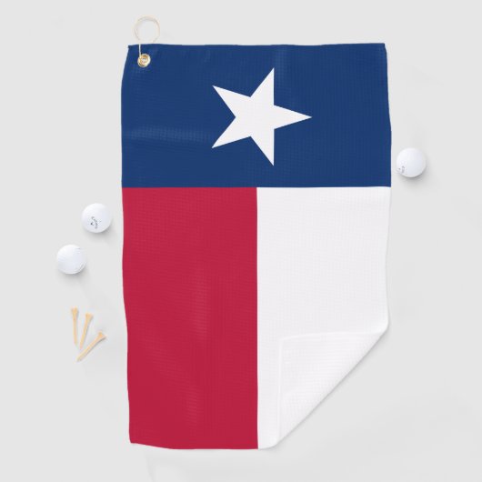 Texas Flag & Texas State VS golf-/sportfans Golfhanddoek (Insitu)