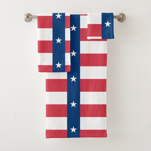 Texas Flag Towel Set Bad Handdoek (Insitu)