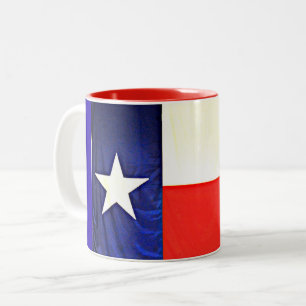 Texas Flag Two Tone Mok