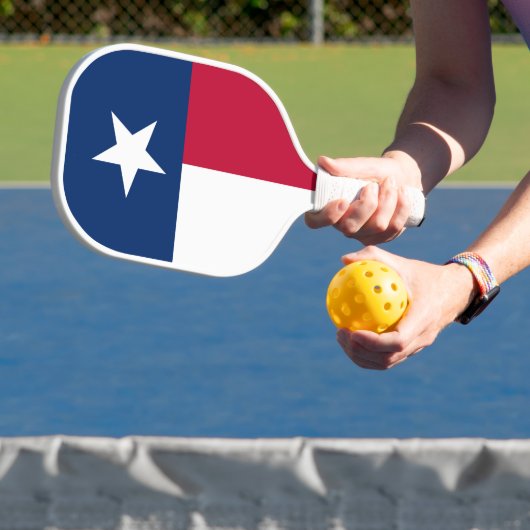 Texas Flag - verticaal beeldscherm Pickleball Paddle (Insitu)