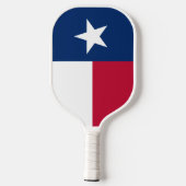 Texas Flag - verticaal beeldscherm Pickleball Paddle (Achterkant)