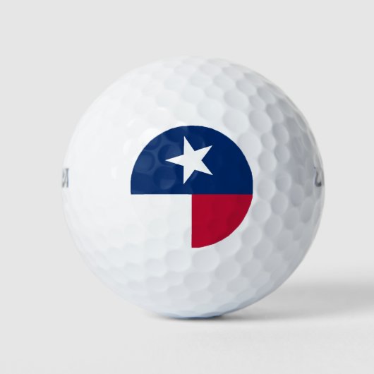 Texas Flag (verticaal) Golfballen (Voorkant)
