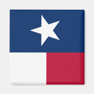 Texas Flag (verticaal) Magneet