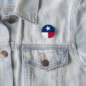Texas Flag (verticaal) Ronde Button 3,2 Cm (In situ)