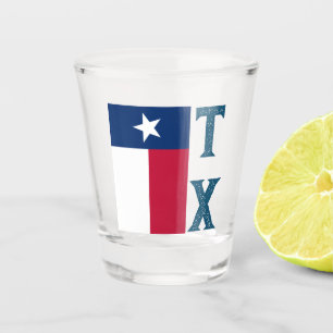 Texas Flag (verticaal) Shot Glas