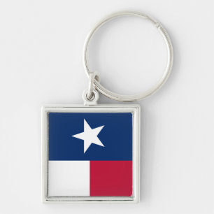Texas Flag (verticaal) Sleutelhanger