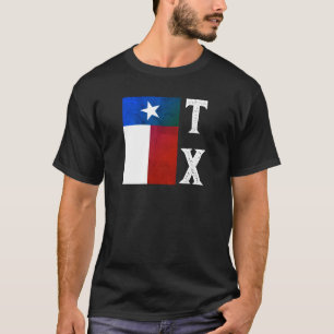 Texas Flag (verticaal) T-shirt