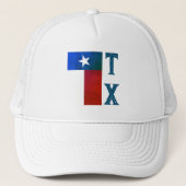 Texas Flag (verticaal) Trucker Pet (Voorkant)