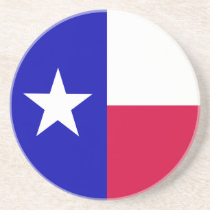 Texas Flag Zandsteen Onderzetter