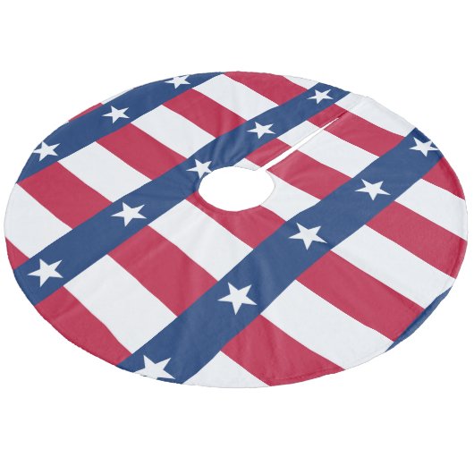 Texas Fleece Kerstboom Rok (Gekanteld)