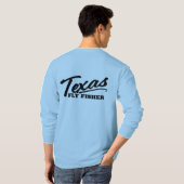 Texas Fly Fisher Casual Long Sing T-shirt (Achterkant volledig)